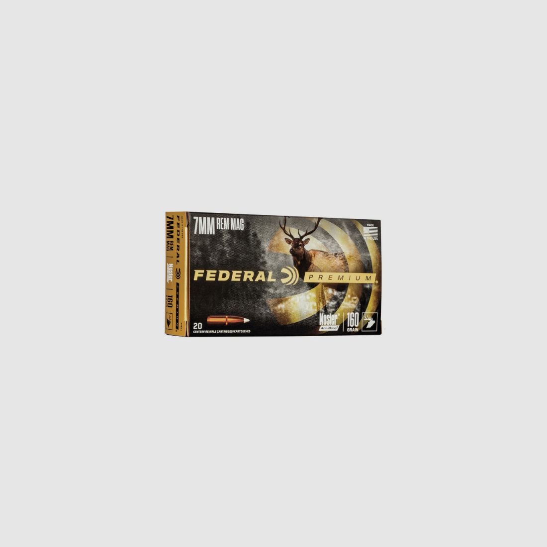 FEDERAL AMMUNITION – Metalen Patronen – NOSLER ACCUBOND 160GR