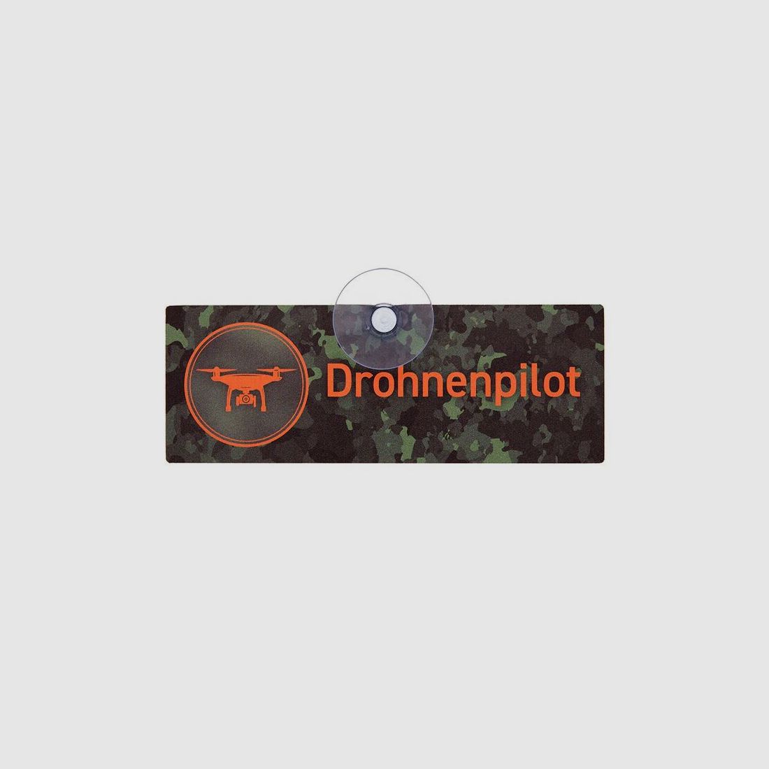 Wild Hilde car sign with suction cup - "Drone pilot" | "Drone pilotess