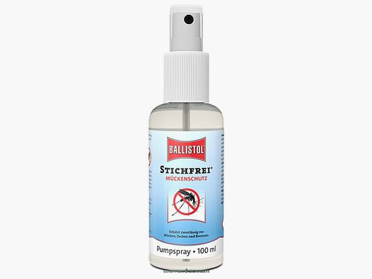 Ballistol Mosquito Repellent STING-FREE 100ml Pump Spray