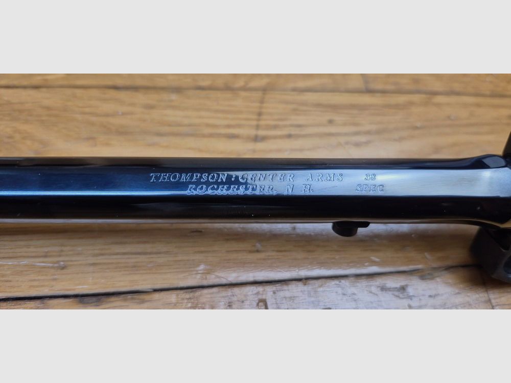 Sehr schöner Lauf für Thompson Center Pistol – Modell Contender – 10 Zoll Lauf – Selten im Kaliber 38 special – Rochester Waffen – Wunderschöner oktagonaler Lauf mit prächtigen Zügen – 100% Brünierung – Schönes Stück für Training und Präzision – TBE+++, Bild 21 von 21