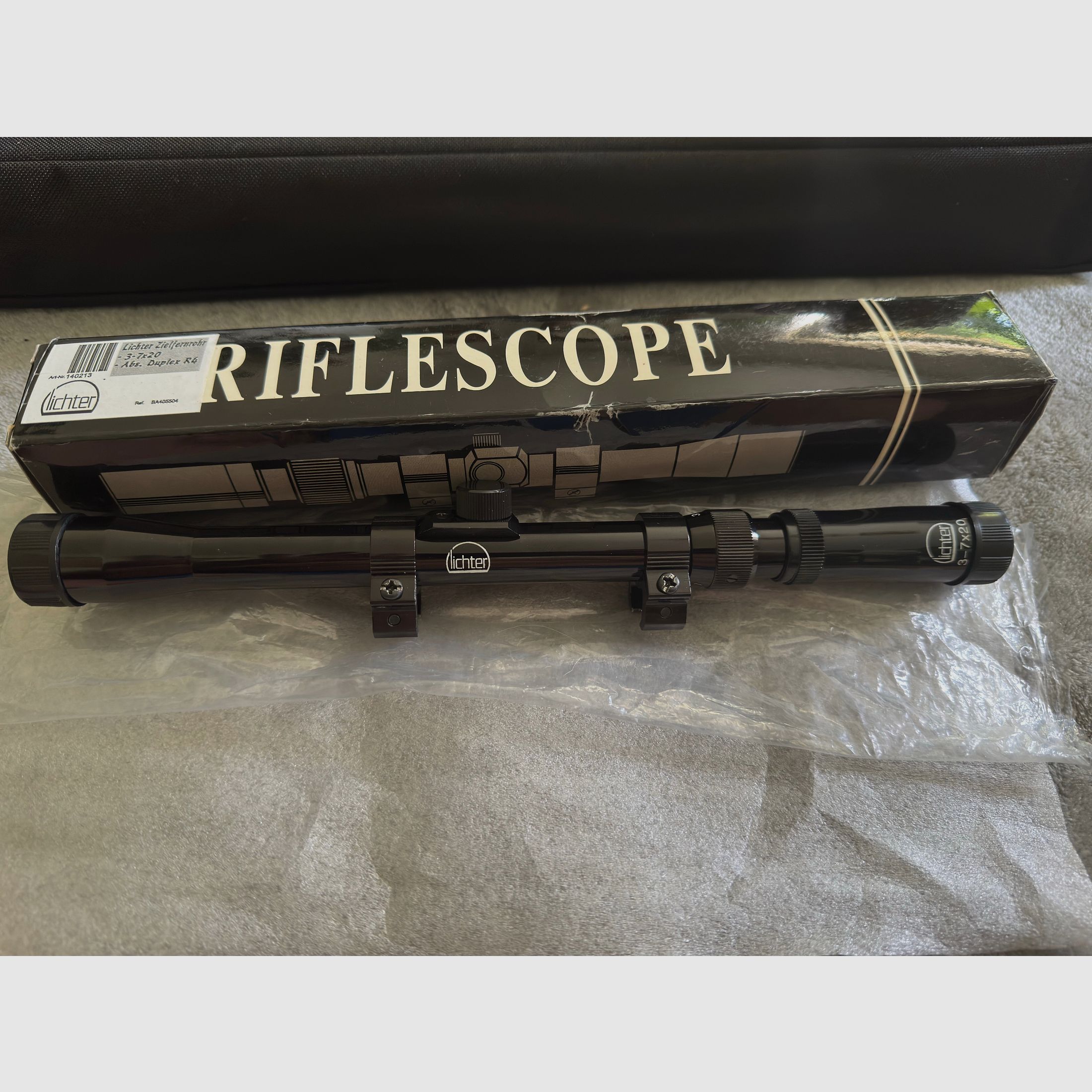 Lichter scope 3-7x20, lightweight scope for 11mm rail with up to 7 times magnification