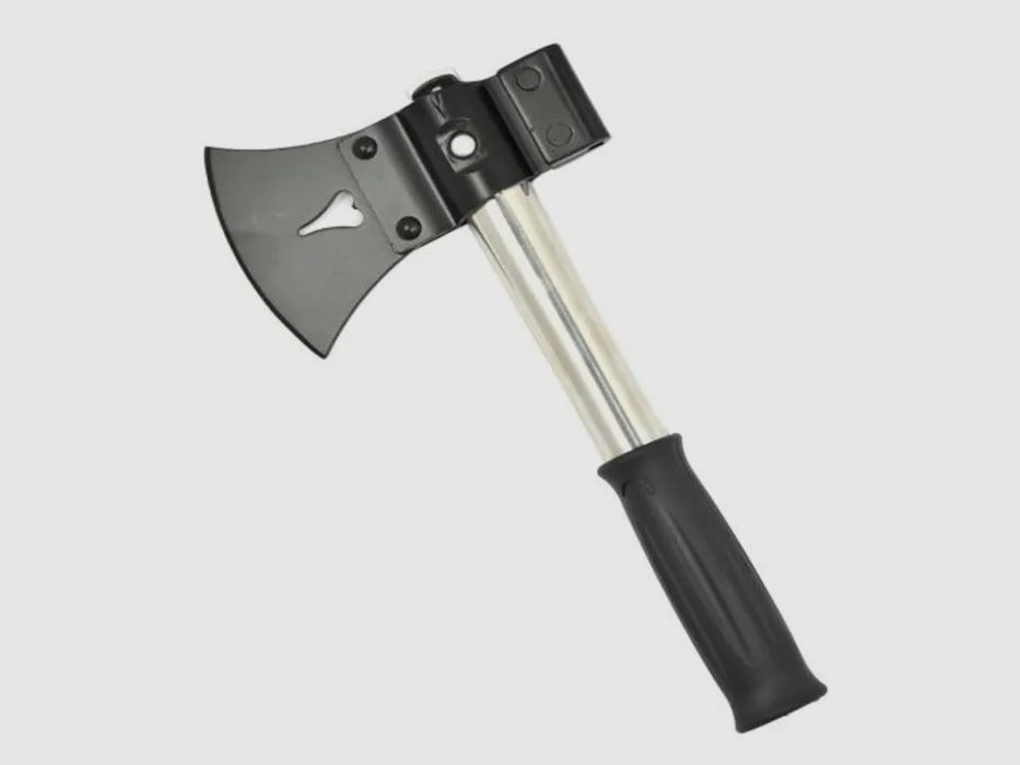 Multifunktionsset, 6 in 1, mit Tasche - besteht aus: Universalstiel, Beil, Spaten, Säge, Messer mit Flaschen- und Dosenöffner
