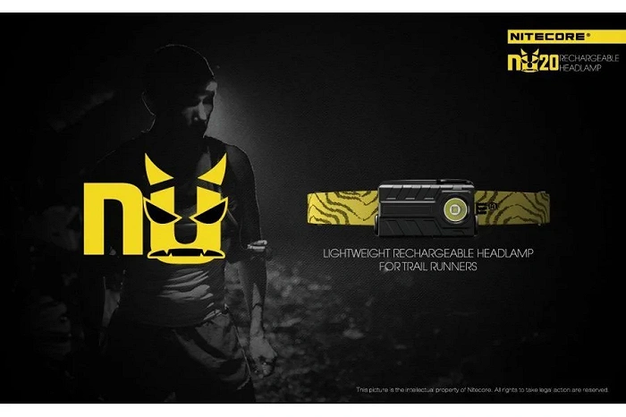 Nitecore NU20 lampada frontale 360 lumen (LAT/NITECORE NU20 BLACK), immagine 13 di 50