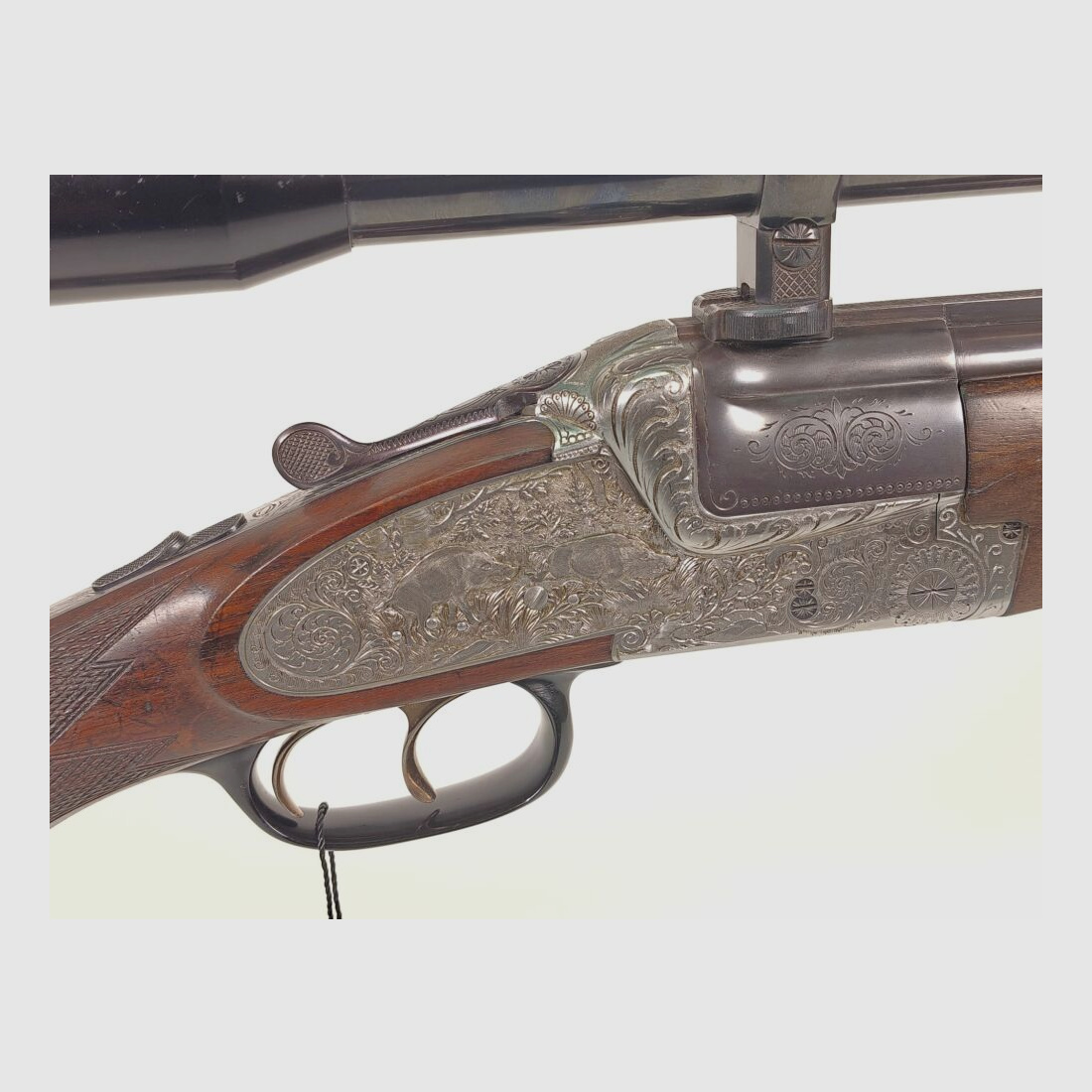 Friedrich Wilhelm Heym Mod. 22 SS Seitenschloss-Bockdoppelbüchse 7x65R mit Zeiss Diasta