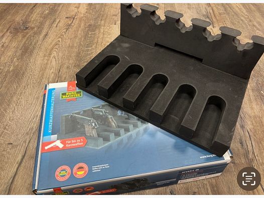 Soporte de armas cortas Burgwächter para 5 armas cortas como nuevo