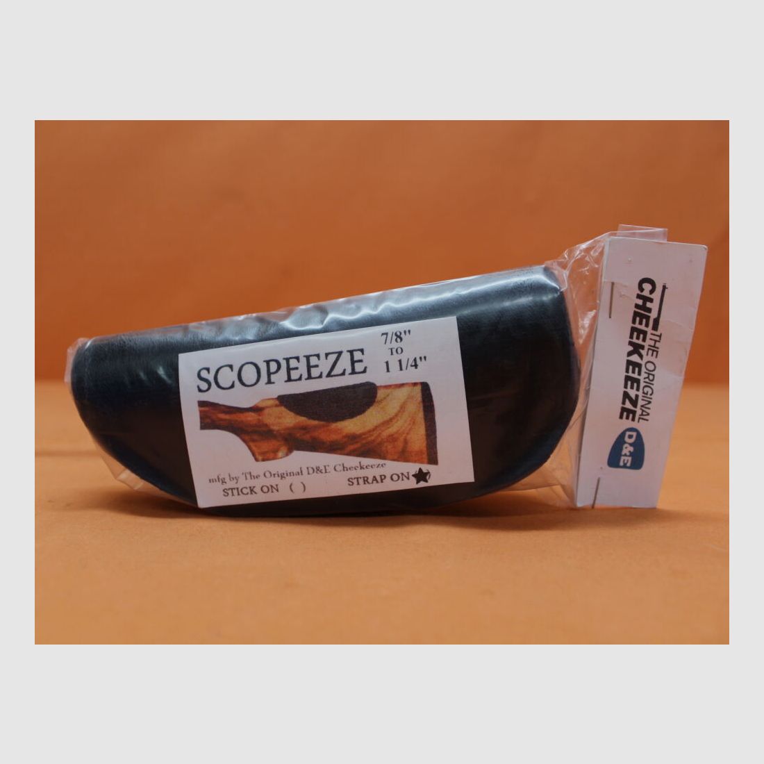 Scopeeze Scopeeze Strap-On Cheek Pad Black (946-102-003)/ Wangenauflage mit Gummiband