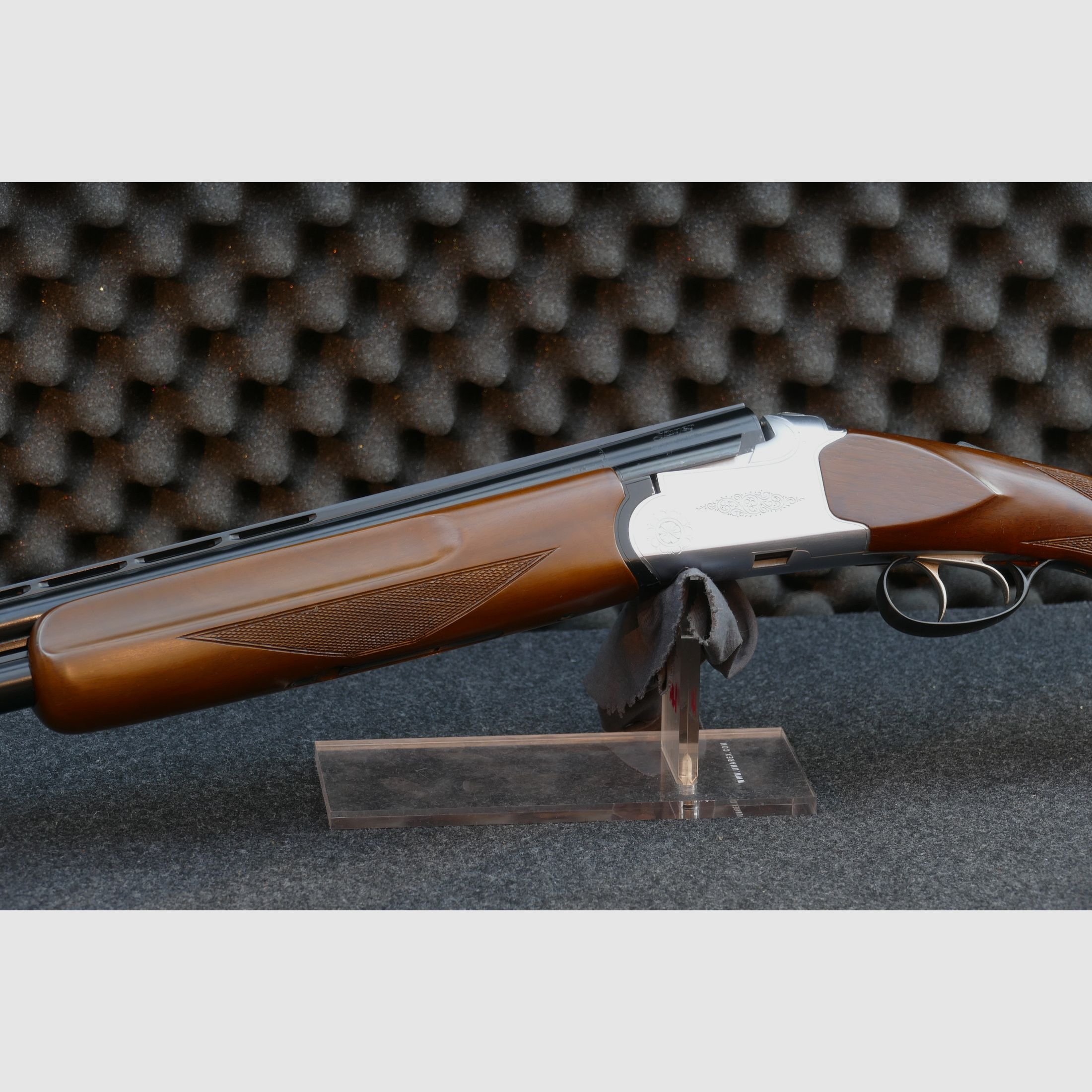 Luger – escopeta de doble cañón, cal. 12/70, perdigones de acero hasta 3,25 mm