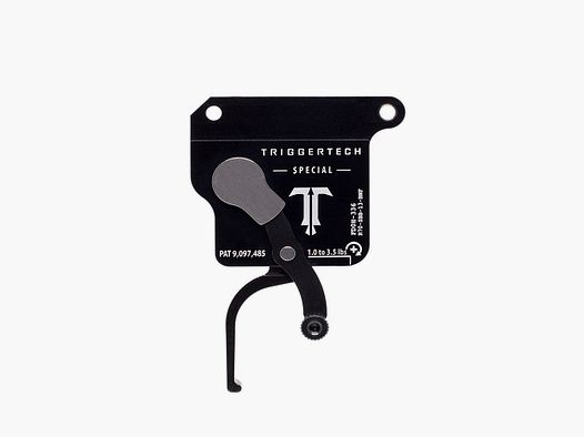 TriggerTech Rem700 Primary Bottom Safety – Right – No bolt release – Straight Flat (PVD Black)