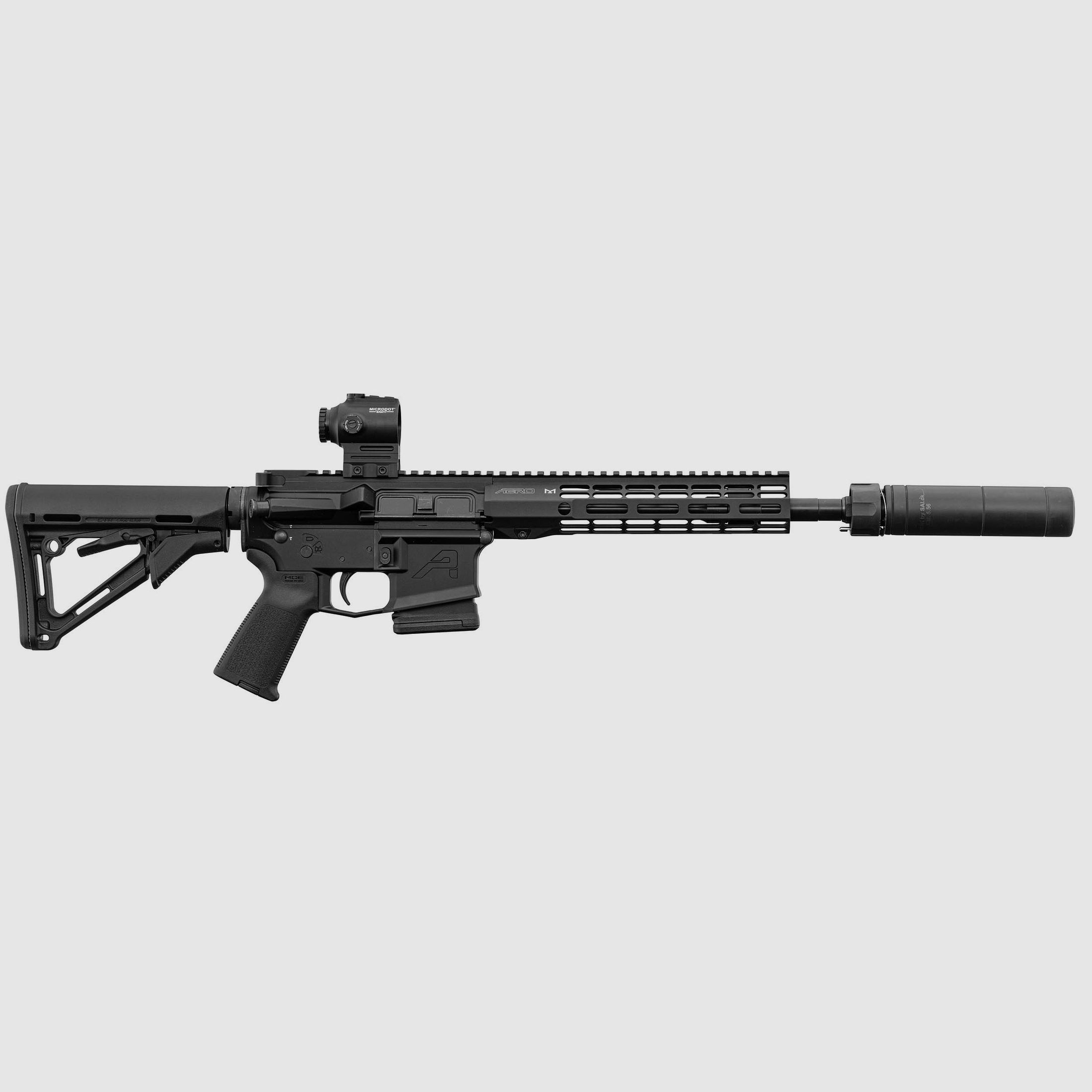 Pack AR15 Aero Precision M4E1 – Rotpunktvisier MS40 – Schalldämpfer SAI, Bild 5 von 6