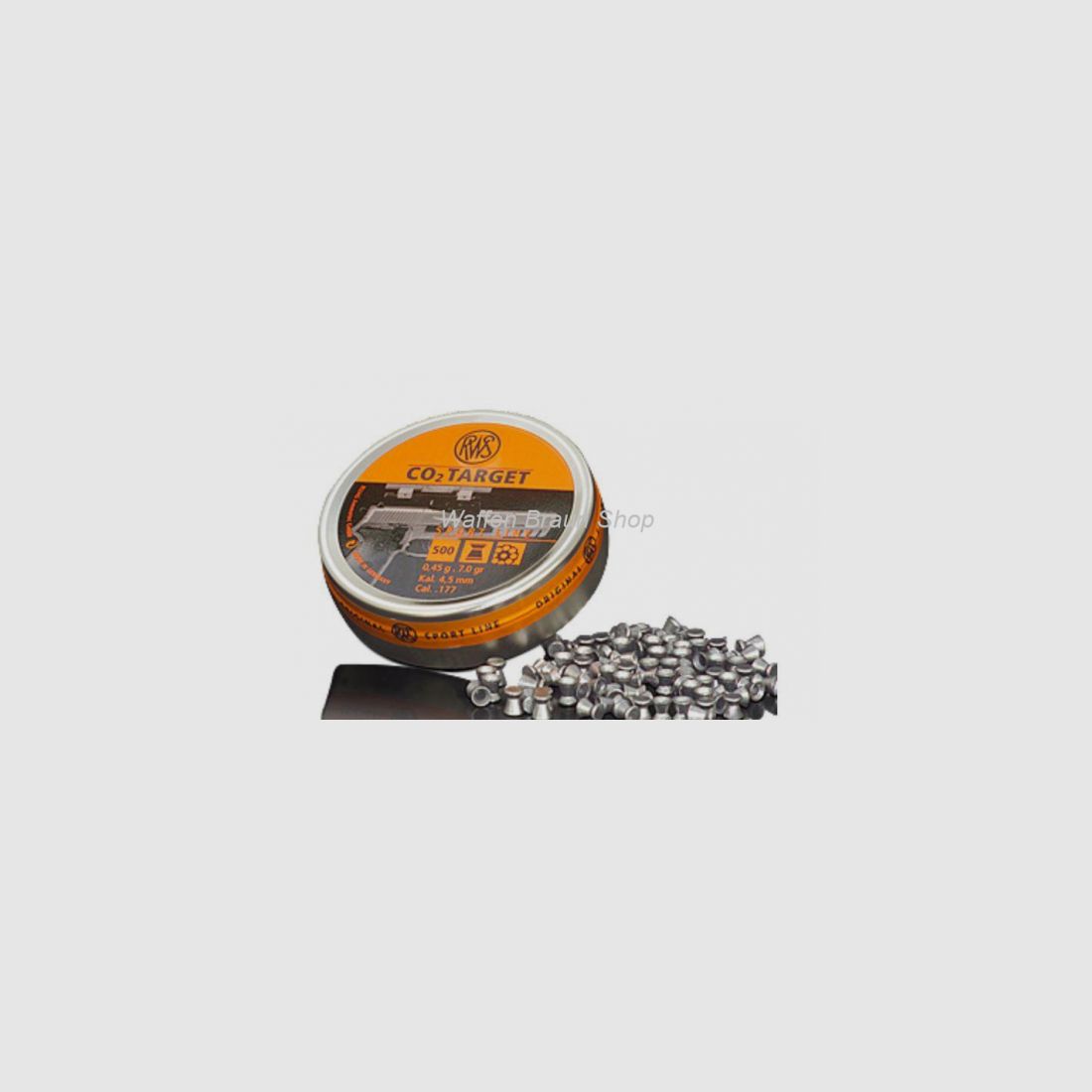 CO2 TARGET 4,5MM 0,45G 500ER