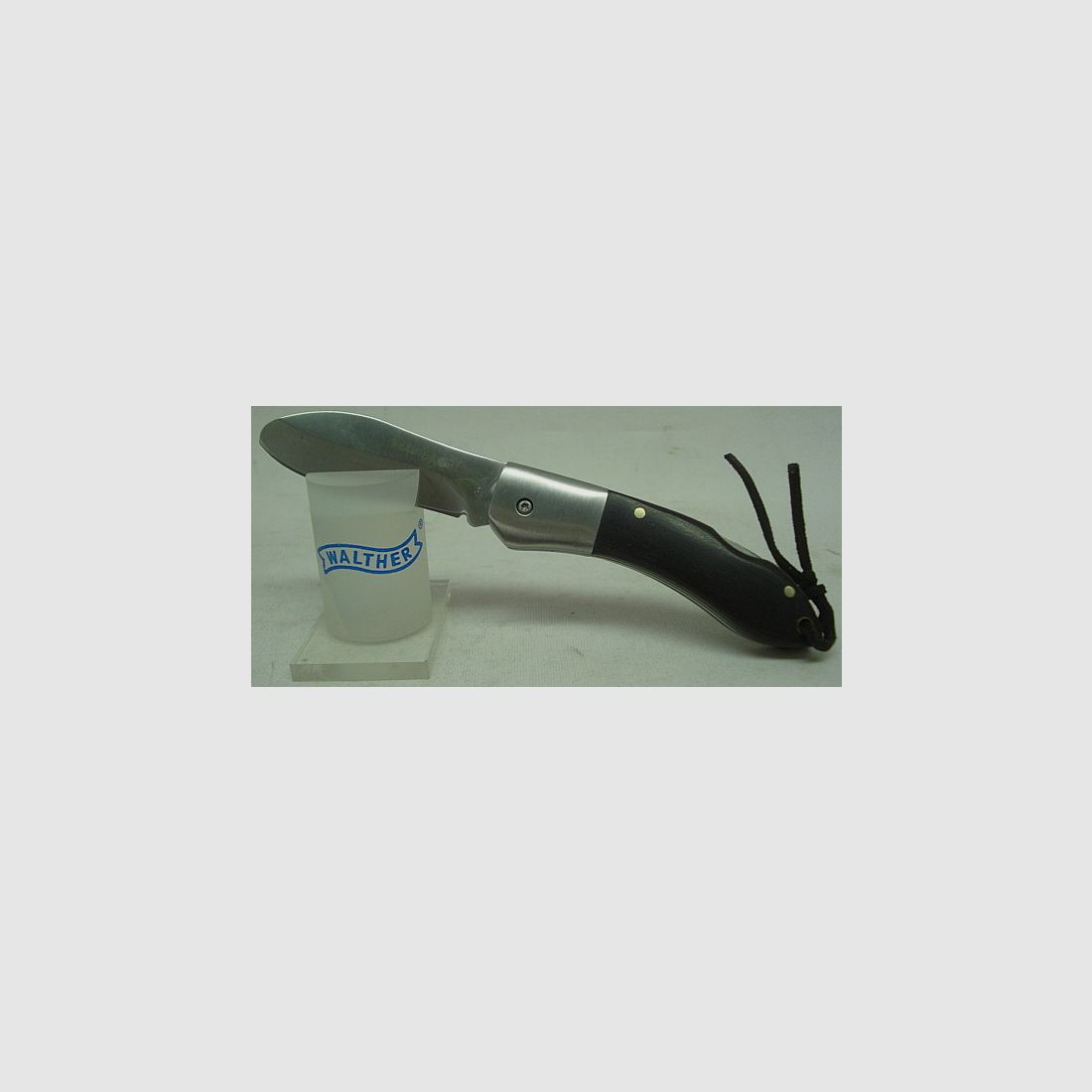Kindertaschenmesser, klappbar - 6cm Klinge, Ebenholzschalen