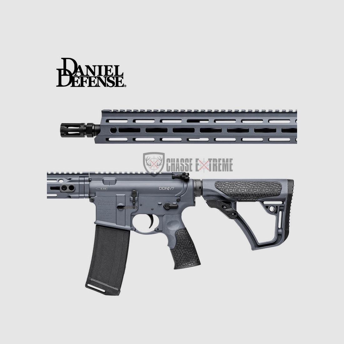 Rifle DANIEL DEFENSE M-4 Gris Tornado 16 '' Cal 5.56, imagen 2 de 3