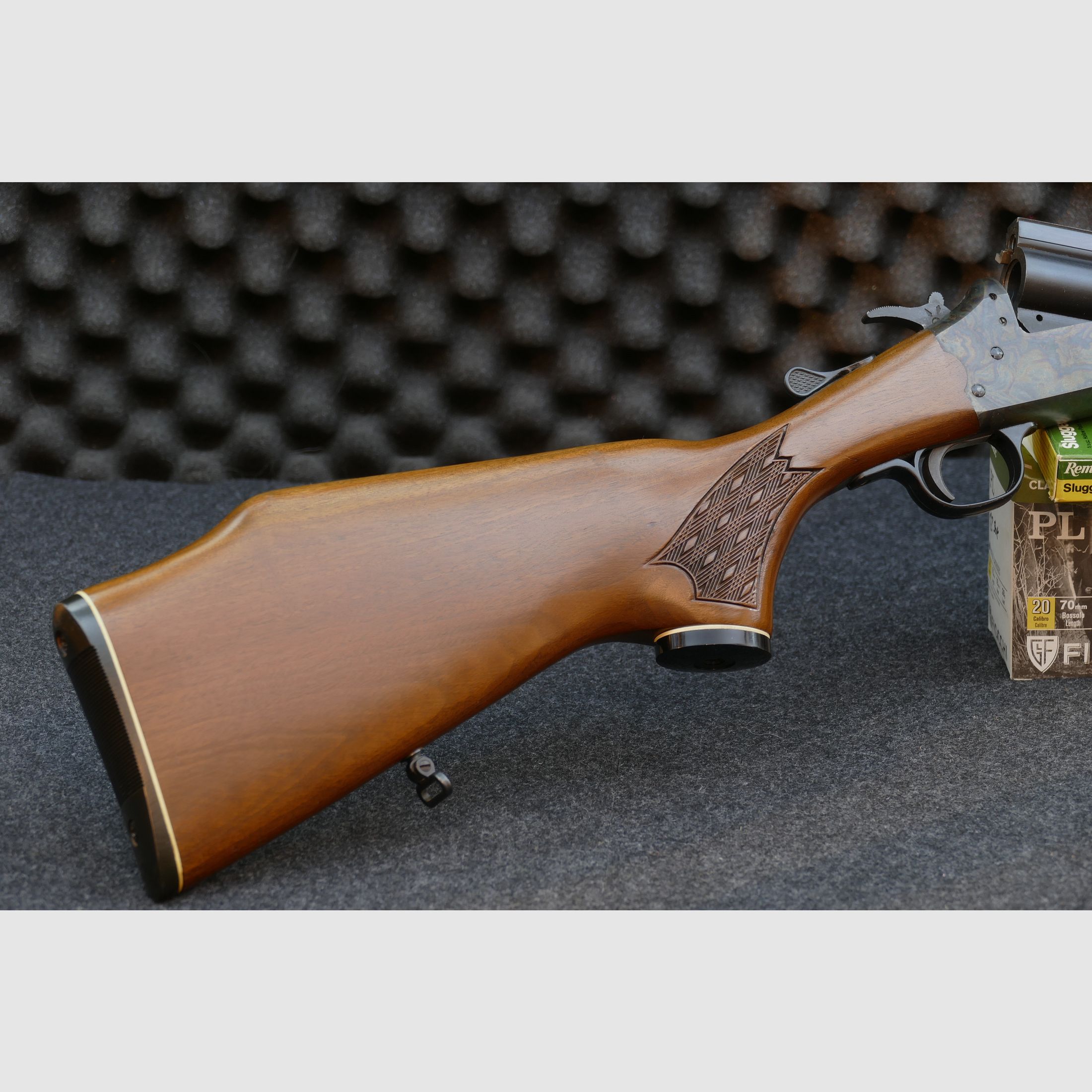 Savage Model 24 — Serie P, Bockbüchsflinte, 22WMR, 20/70, Bunthärtung, einfache Optik - Sammlerzustand