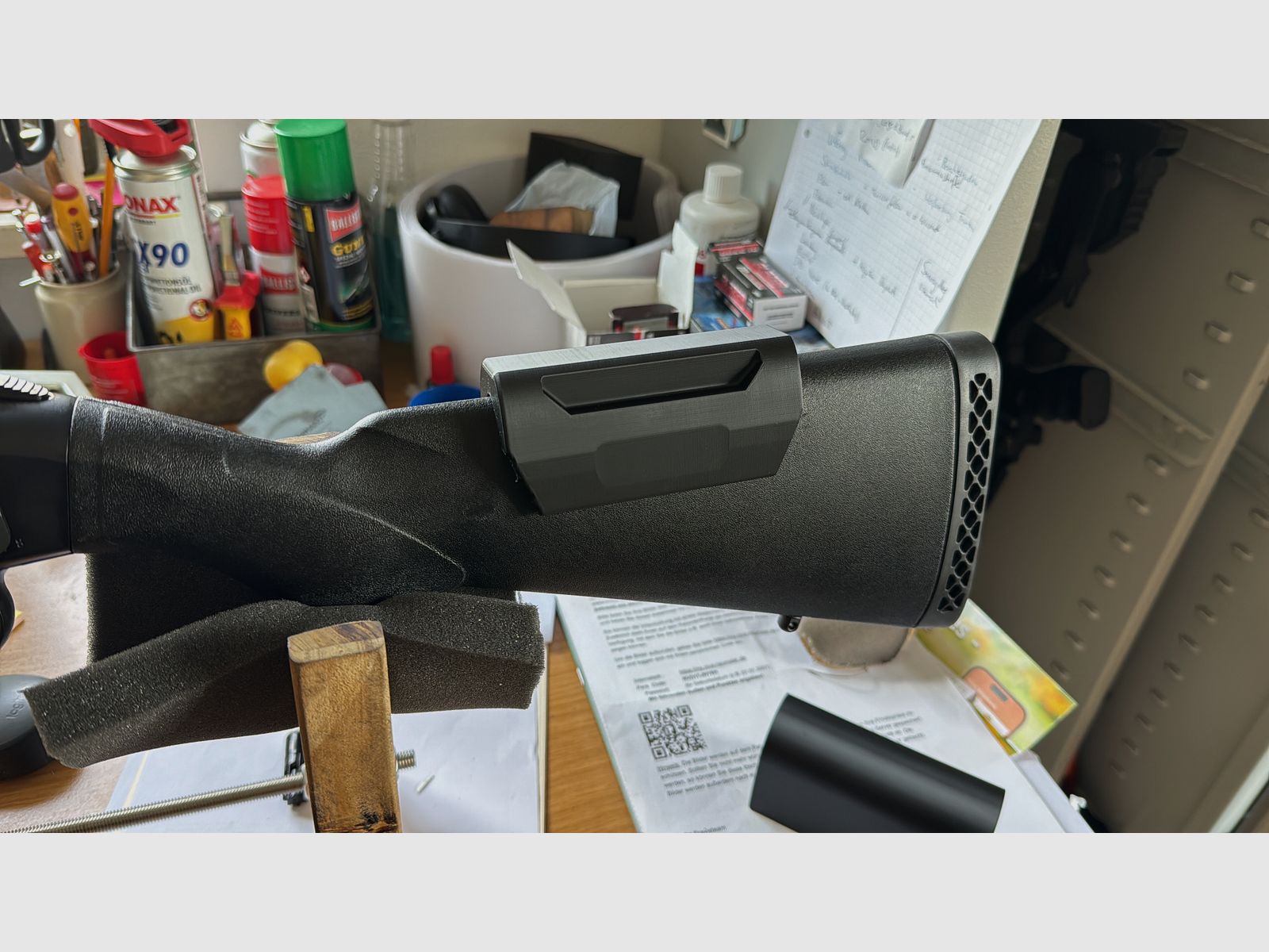 Mossberg 590 stock rest cheek rest