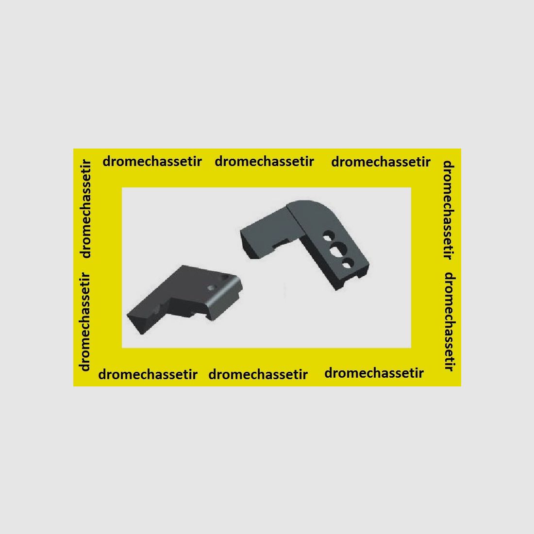 Steel mount base for Winchester 73 and 76, image 1 of 2