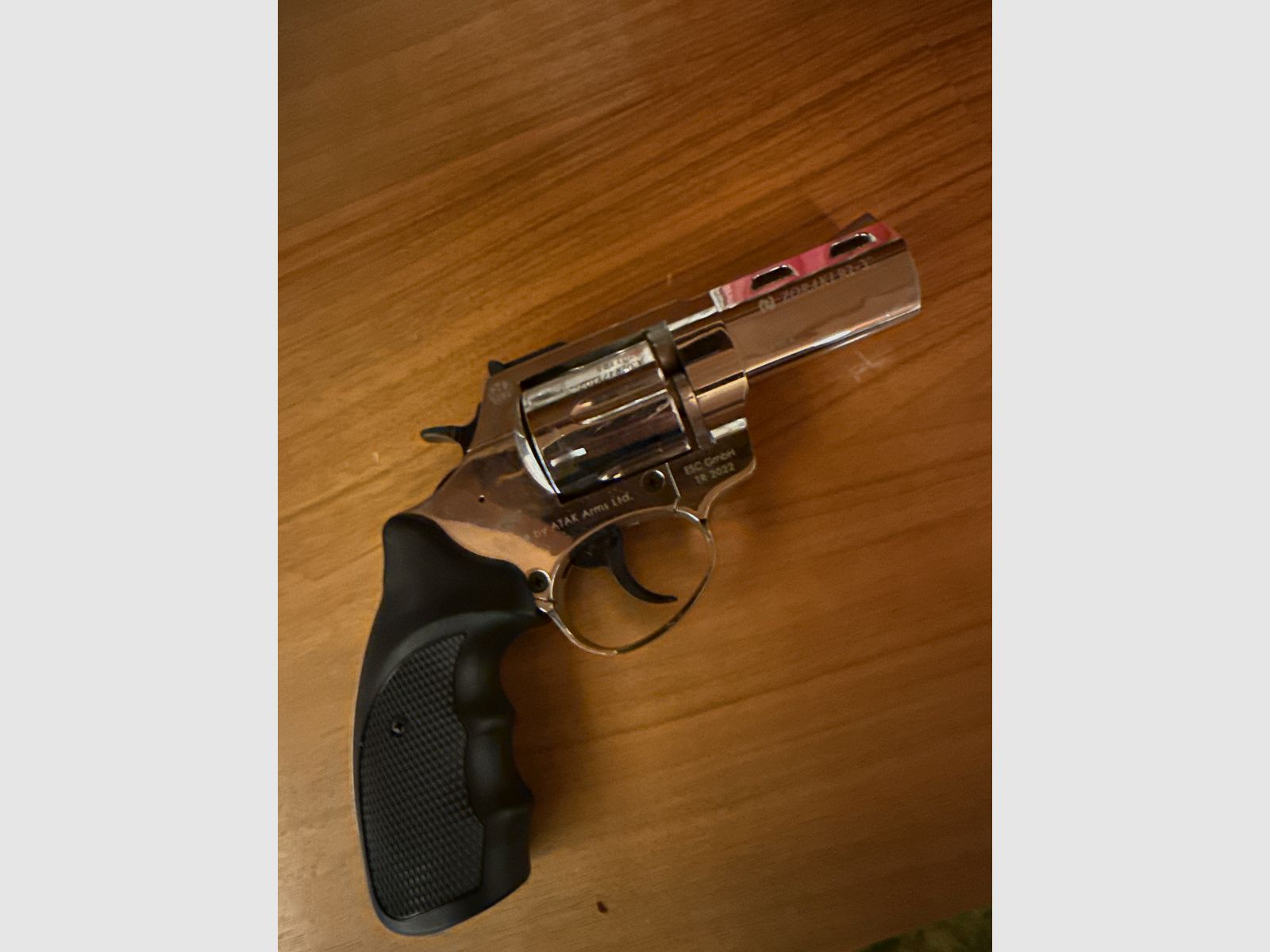 Zoraki R2 – 3 cale pistolet alarmowy, chrom – prawie nowy