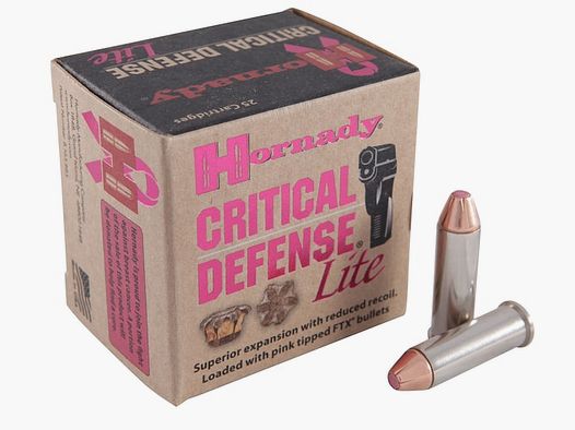 Hornady Critical Defense Lite .38 Special 90GR FTX 25 cartucce