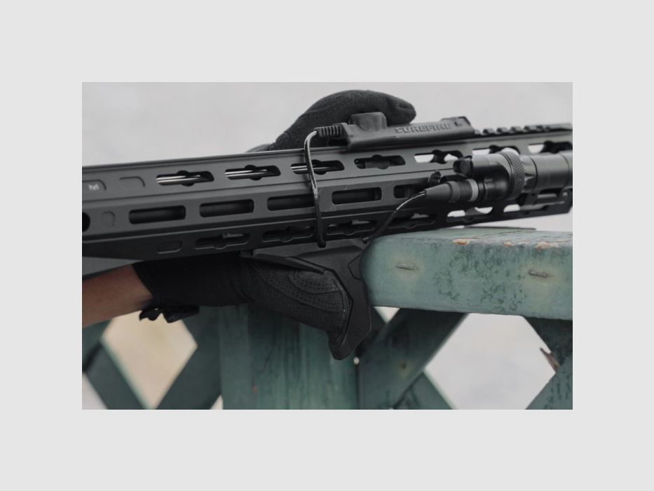 Strike Industries – Link Angled HandStop System foregrip – M-LOK / KeyMod – Black, image 2 of 5