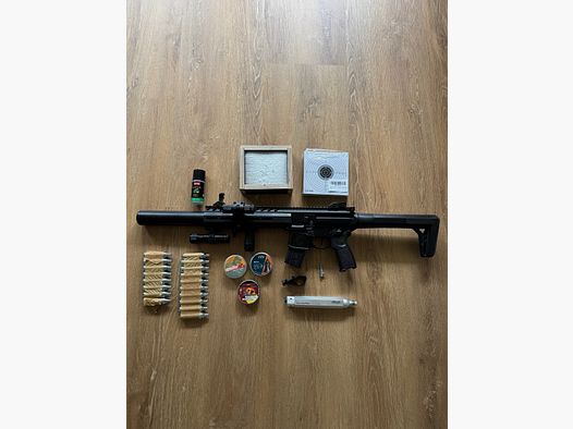SIG SAUER MCX GEN2 Co2-Gewehr Schwarz 4,5 mm Diabolo (P18)