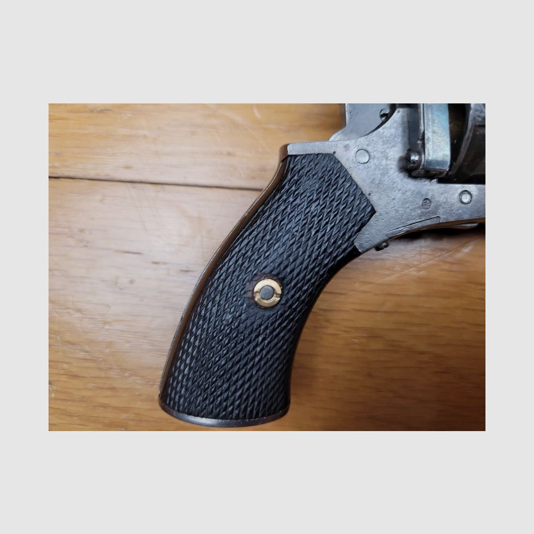 Revolver type model 1887 miniatuur (!) – kal. .320 – percussie – zes schoten – Saint-Étienne door Lamure en Gidrol – zeer goede staat, afbeelding 3 van 20