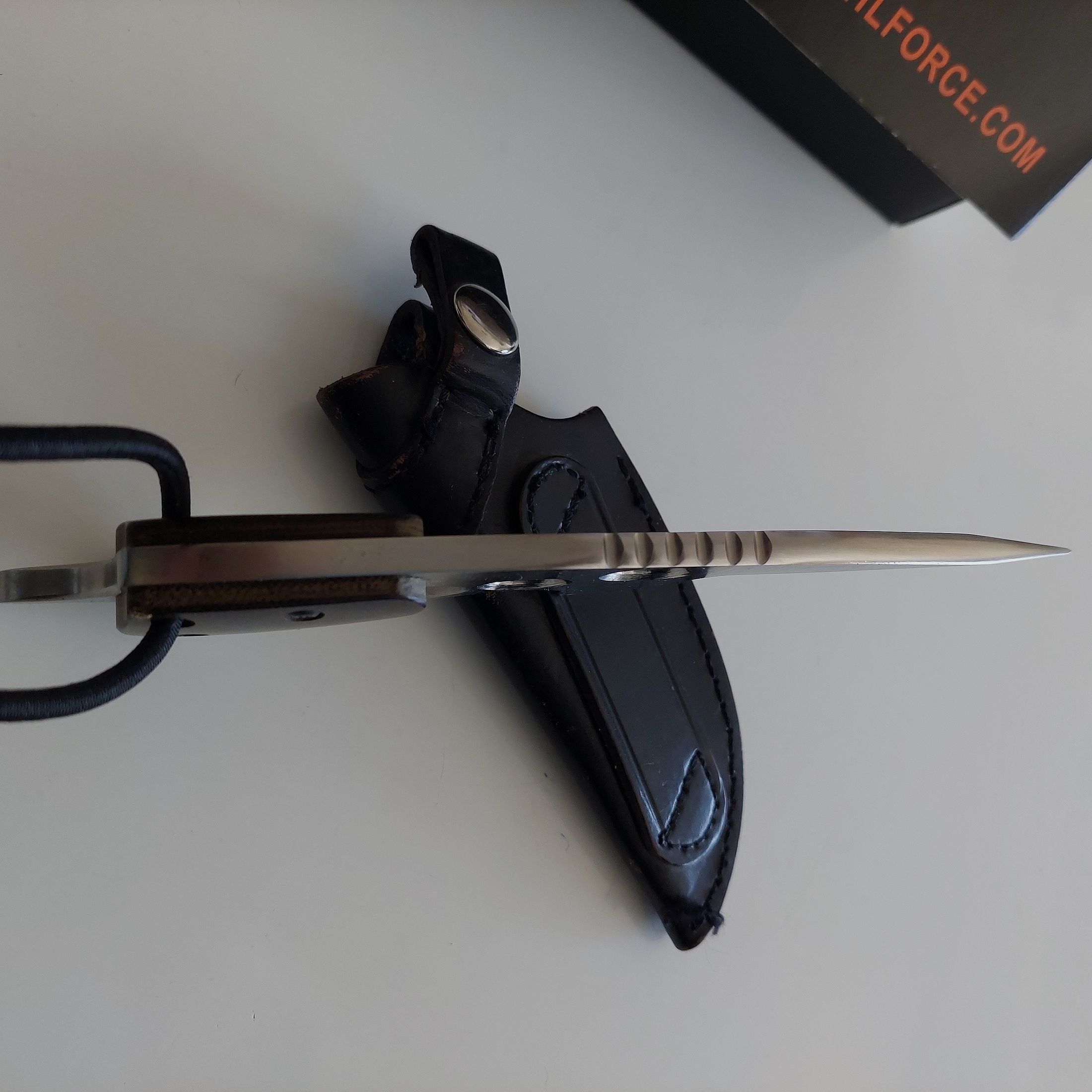 !!! ACHTUNG SELTEN !!!  Pohl Force Hornet XL Modell Micarta Nr.046 aus einer Sammlungsauflösung 