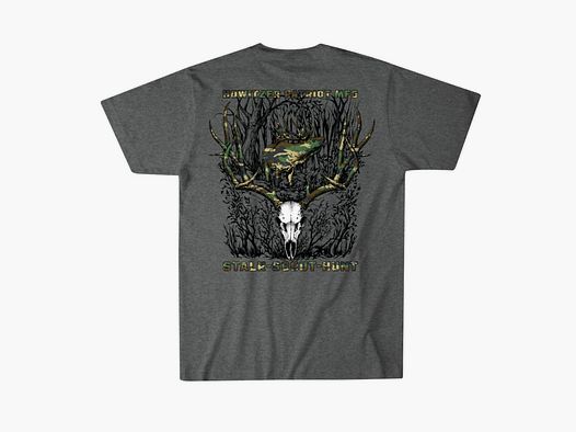 T-Shirt STALK SS TEE, graphite heather