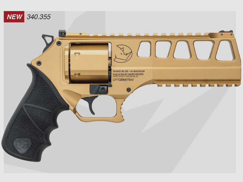 Chiappa Rhino 60DS .44 Magnum Revolver Oro, immagine 1 di 2