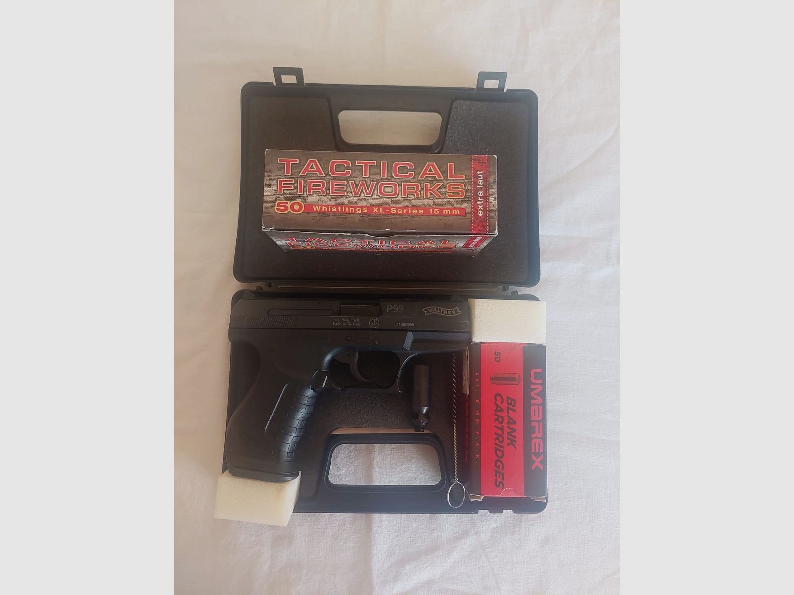 Walther P99 9mm P.A.K + accesorios ( conjunto )