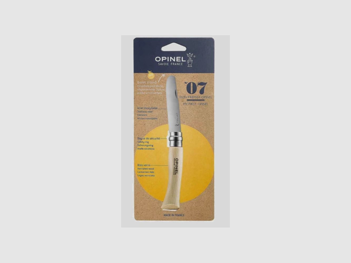 OPINEL MESSER RUNDSPITZE N°07 (010176), Bild 2 von 4