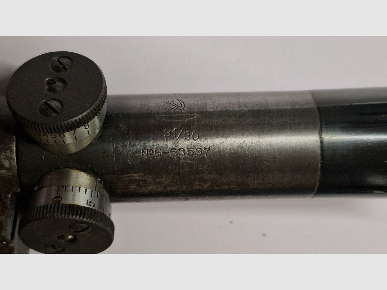 Mosin Nagant 91/30 PU Zielfernrohr mit Seitenmontage kein SVT 40 Tokarev