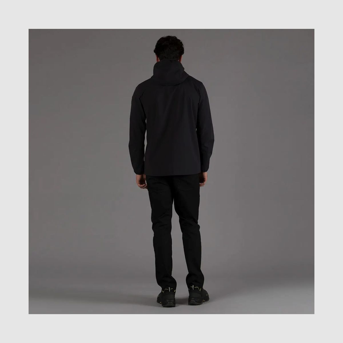 CMP Herren Jacke aus zwei Lagen Stretchgewebe Anthrazit