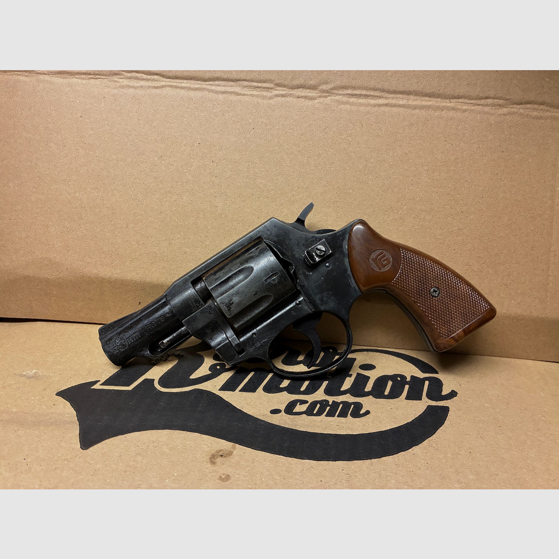 Röhm RG 79 9mm blank cartridge blank firing gas revolver gas pistol W. Germany PTB 341