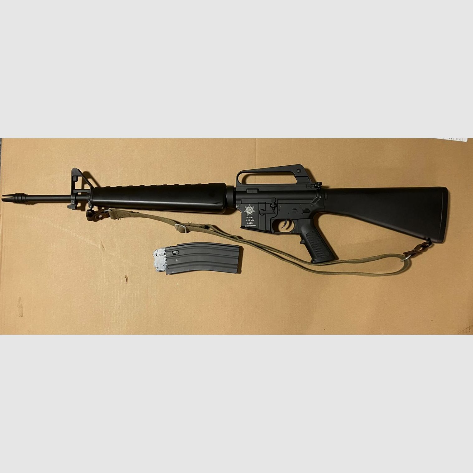 CO2 rifle DEFENSE FORCES M16A1 VN Vietnam, caliber 4.5 mm BB (P18)