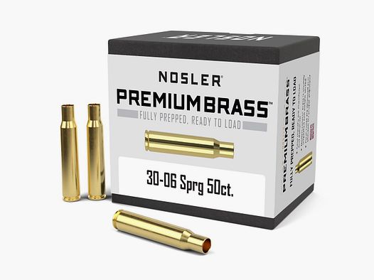 Vainas Cal. 30-06 Springfield Nosler Premium 50 un.