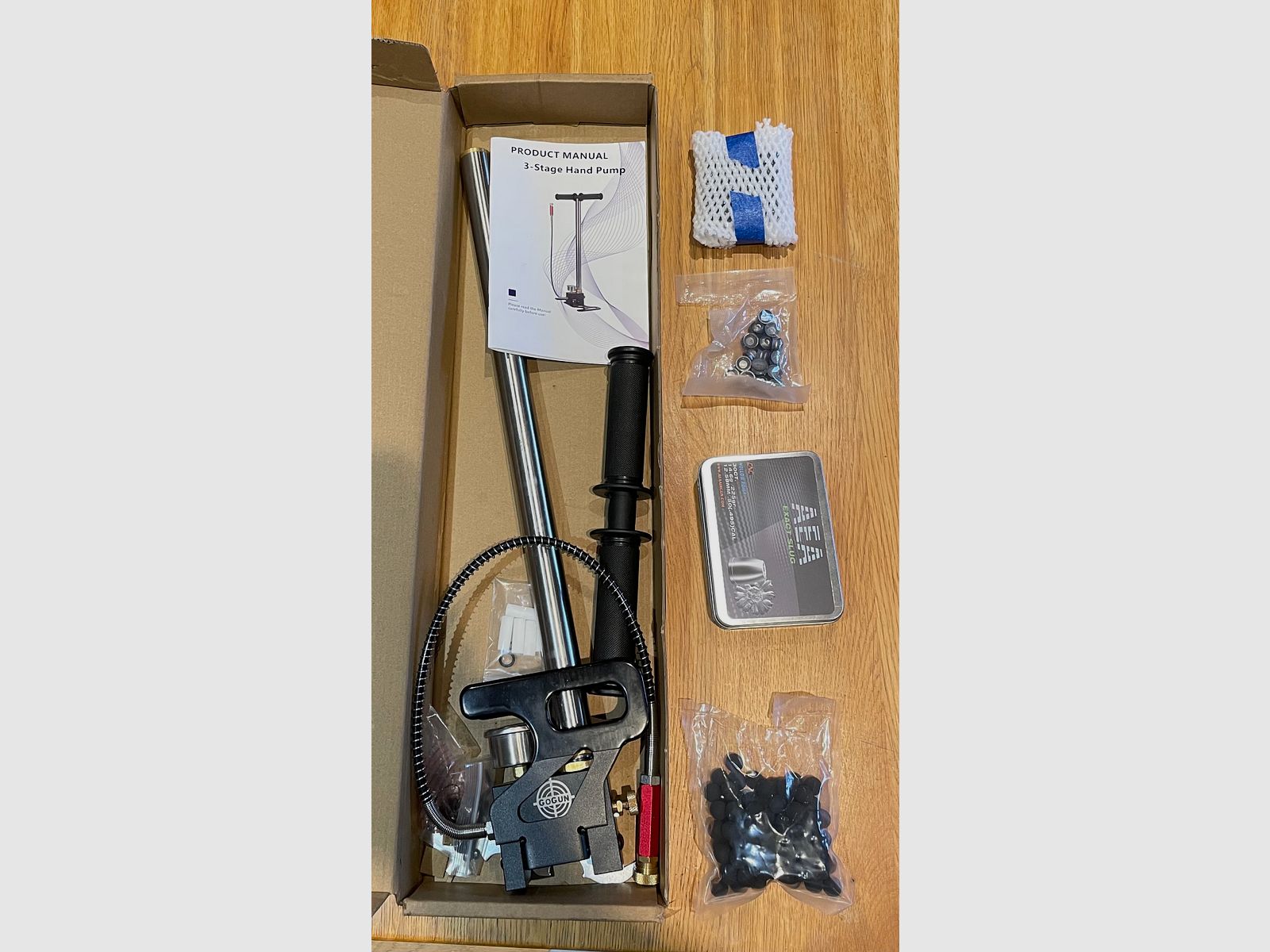 AEA Megalodon PCP – incl. Red Dot, GoGun PCP pump, ammunition & original packaging – complete set