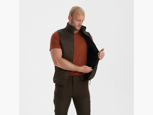 Deerhunter Heat Padded Waistcoat Wood XL