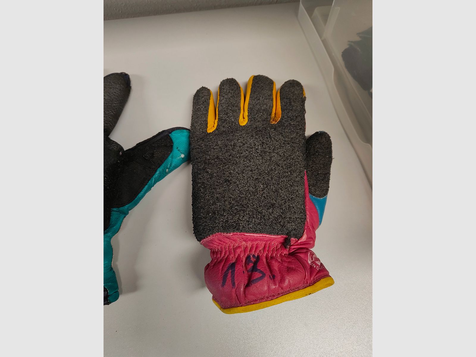Schießhandschuh Konvolut 7 Stück Gehmann Holme Frankonia Anschütz