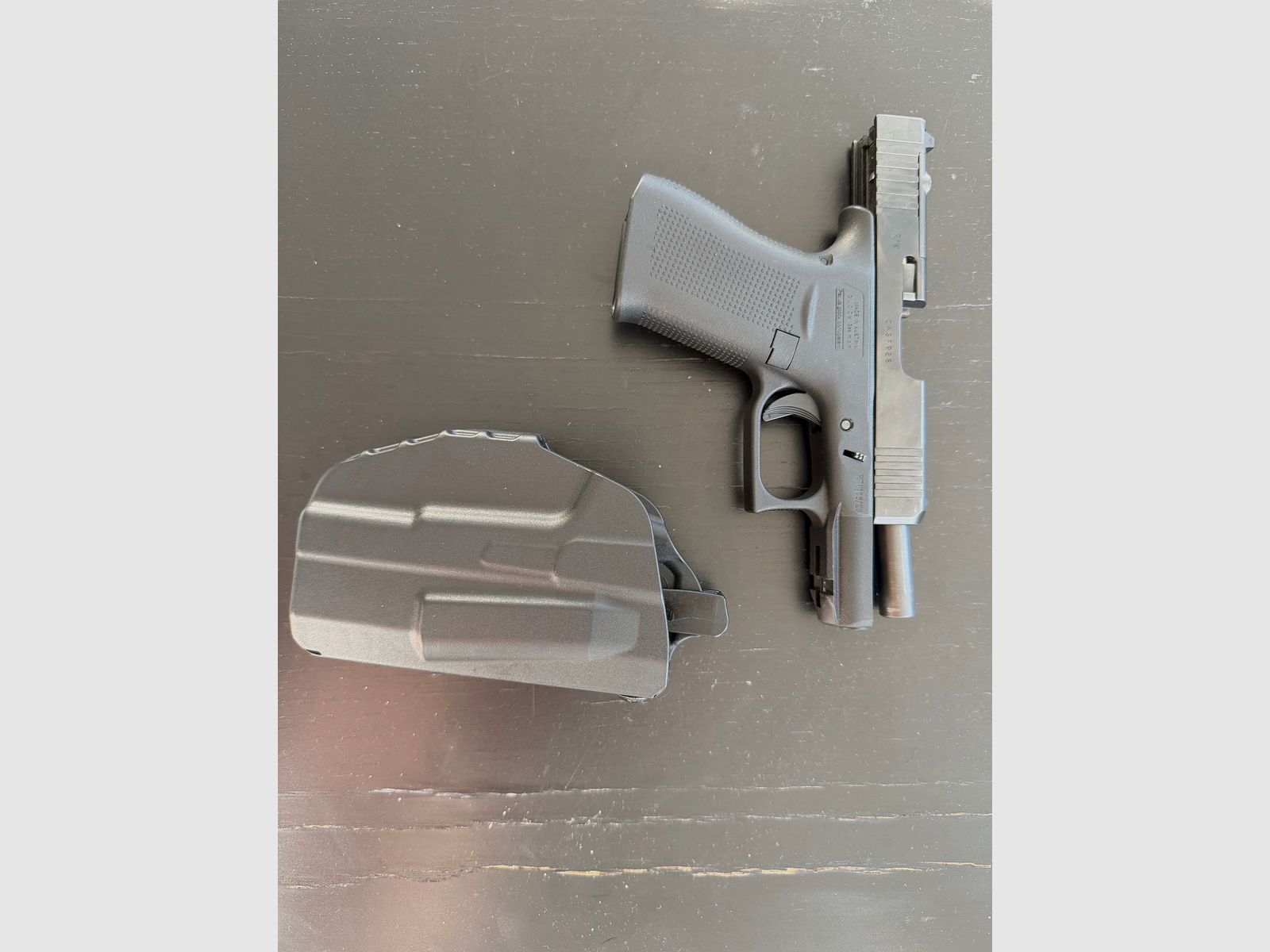 Glock 43X MOS Pistole– Kal. 9 mm Luger – inkl. Safariland 7371 (7TS ALS) Paddleholster