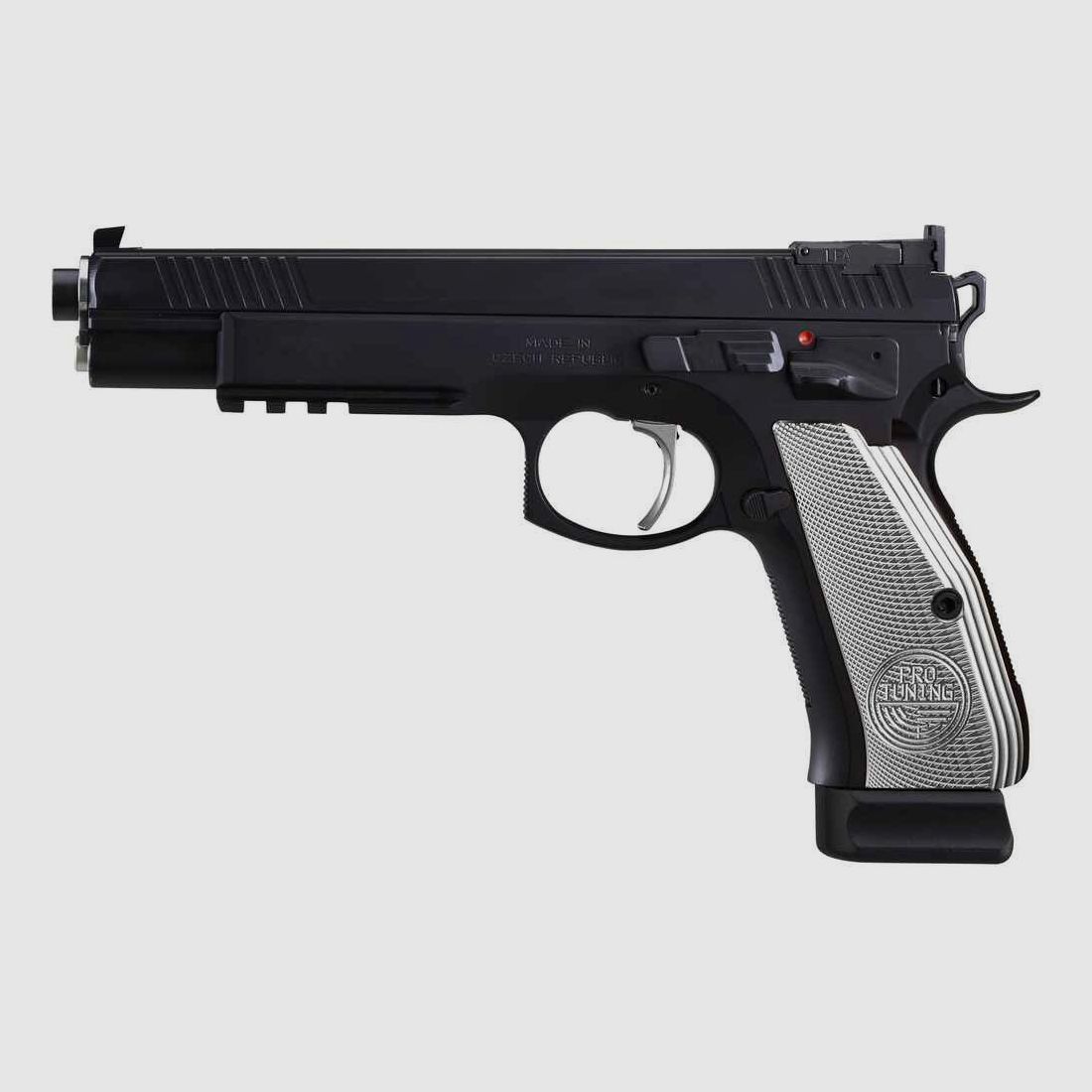 CZ75 SP-01 Pistole ProTuning TAIPAN in 9mm Luger Schwarz / Silber - CZ