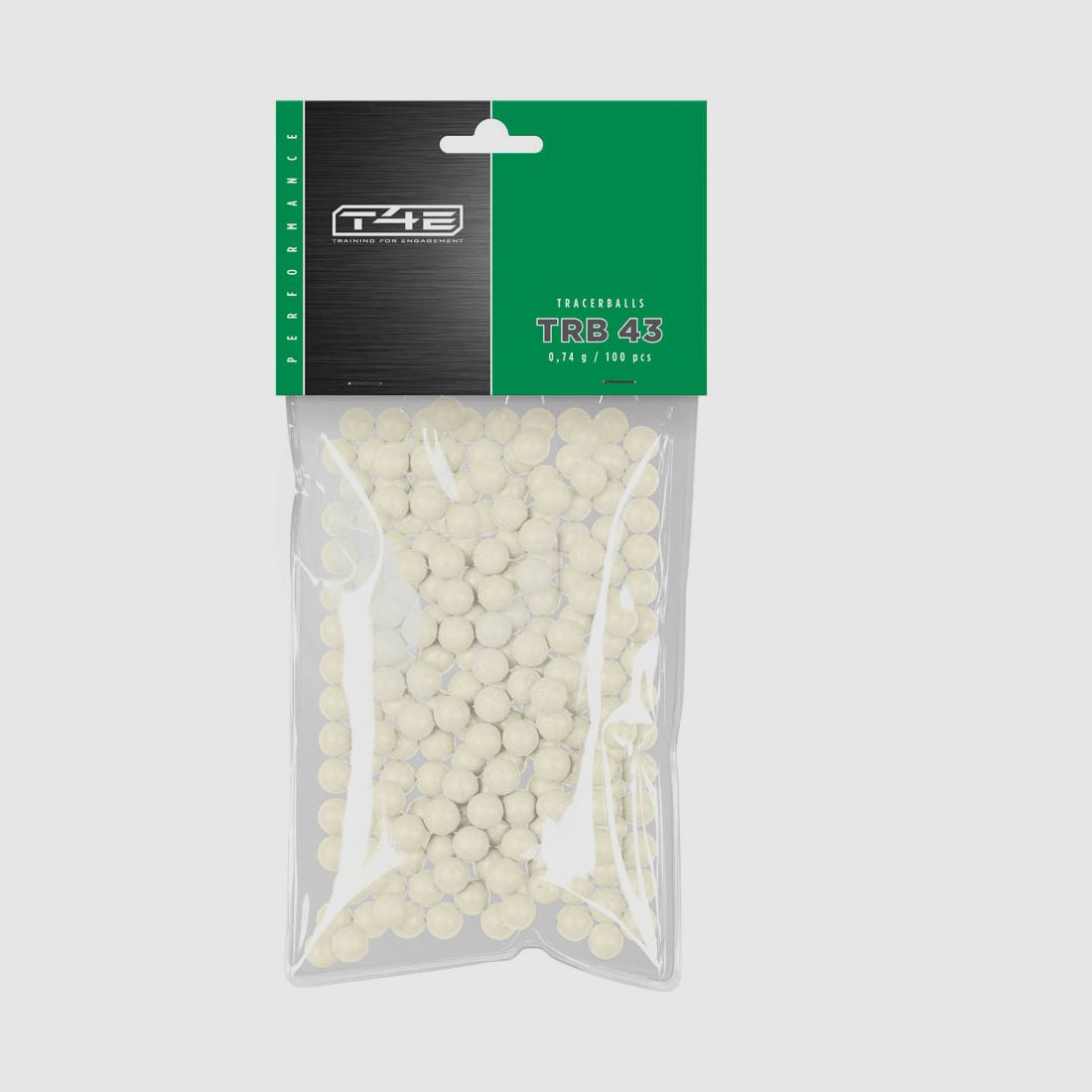 T4E .43 Gummikugel - 0,74g/100stk