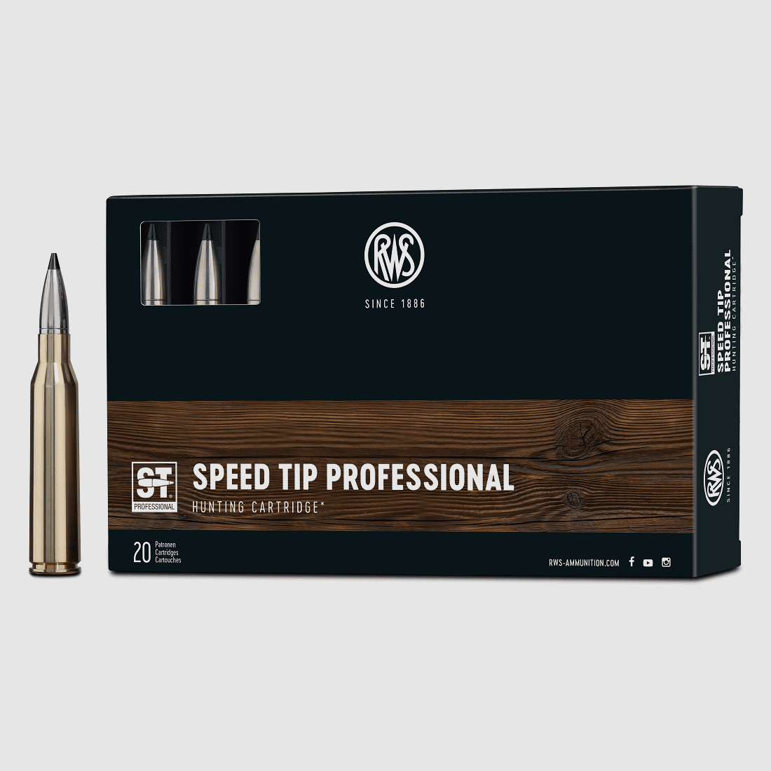 RWS .338 Lapua Mag. 250 gr Speed Tip Professional