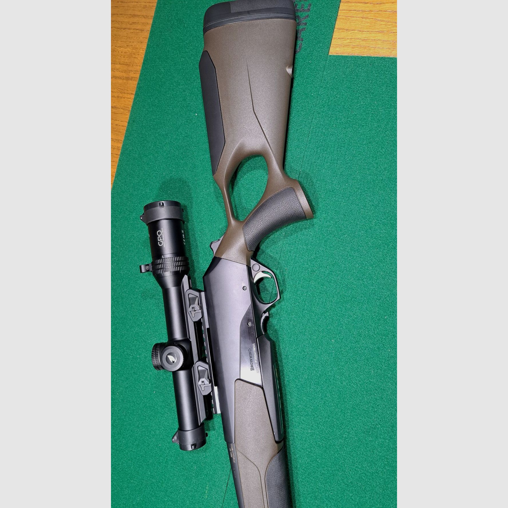 Fusil semi-automatique Browning BAR 4X Hunter Crosse Composite Marron/Noir Cal. .308Win avec accessoires