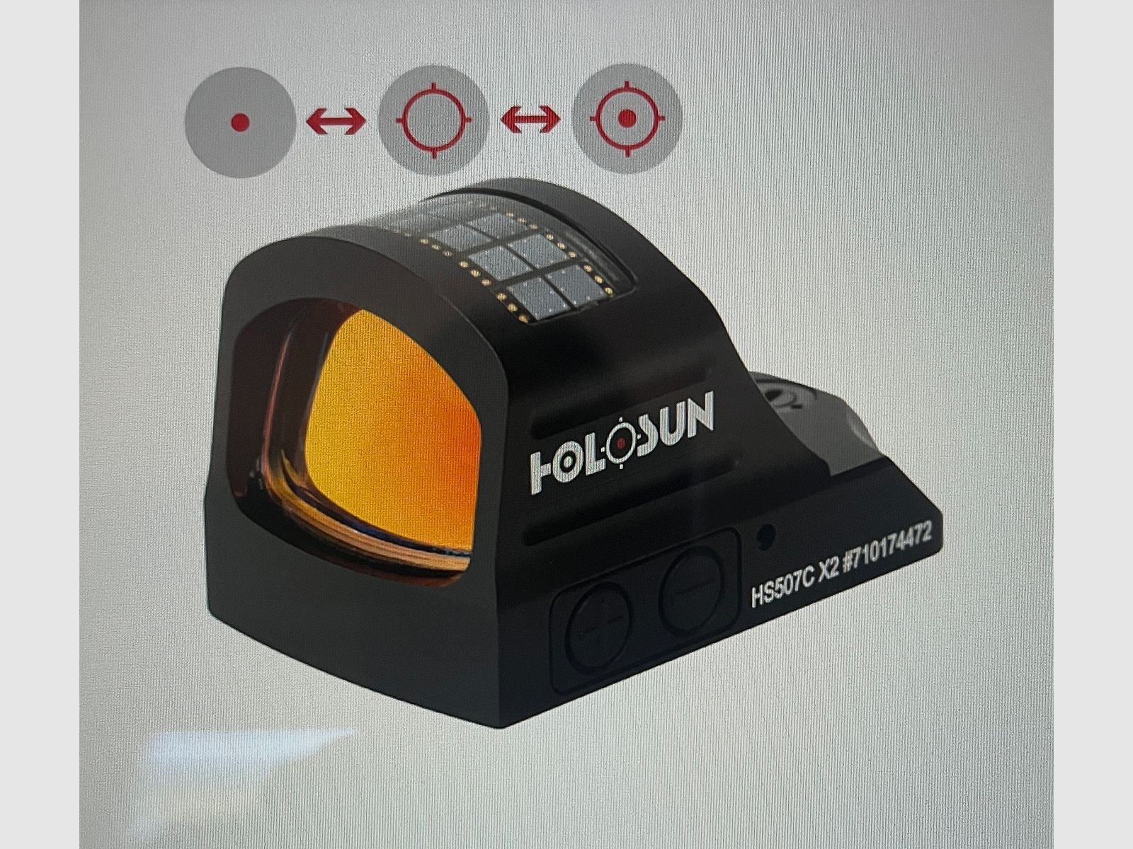  Holosun HS507C-X2 offenes Reflex Rotpunktvisier