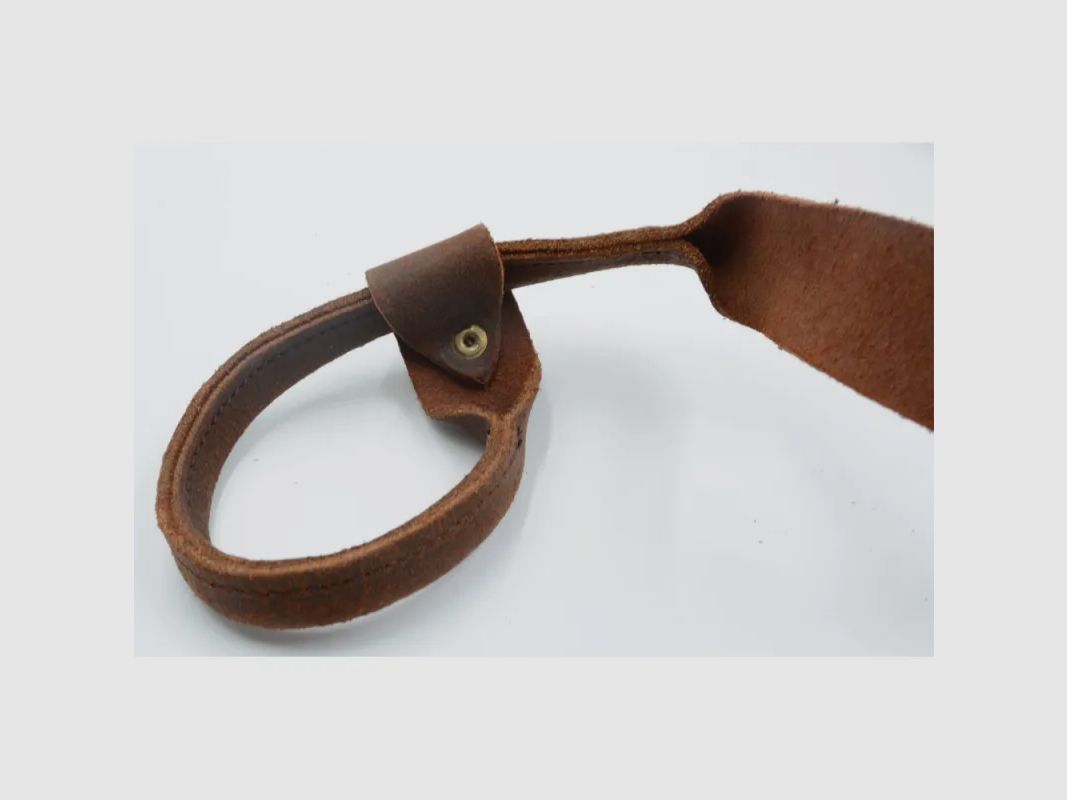 Correa Lasso para rifle en cuero de vaca 95 cm, imagen 4 de 6