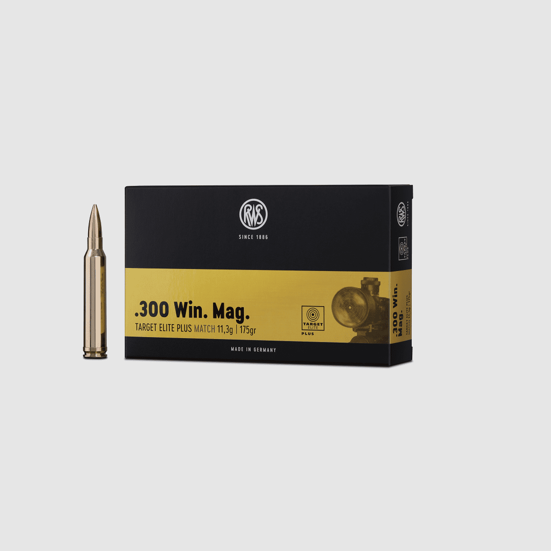 RWS .300 Win. Mag. Target Elite Plus Match 175gr. - 20 Stk.