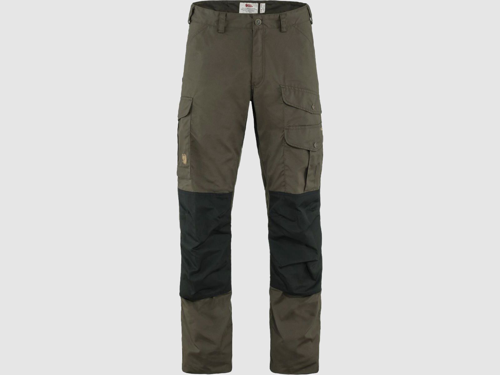Fjällräven Hose Barents Pro Dark Olive - Black