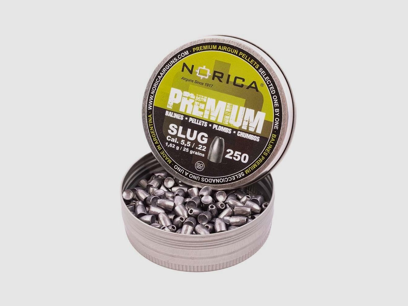 Norica Diabolo Slug Premium Line 5,5 mm / 1,62 g / 250 pcs