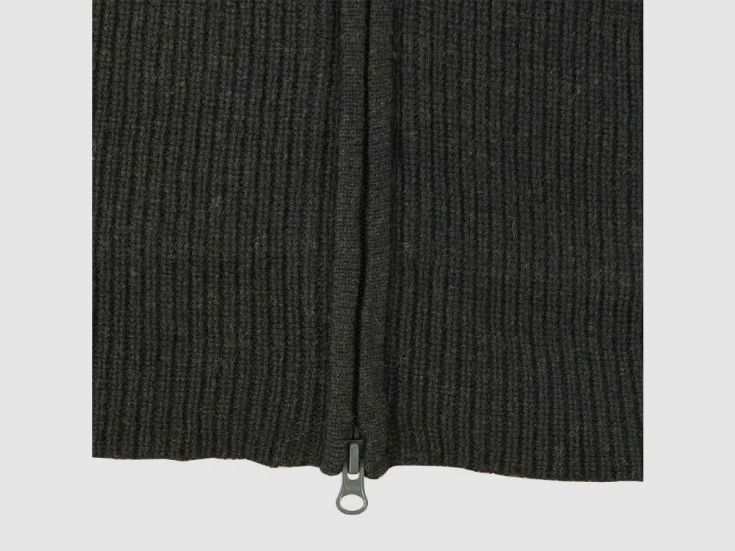 Gilet femme Shirley col montant laine vert loden XS à 3XL, image 9 sur 17