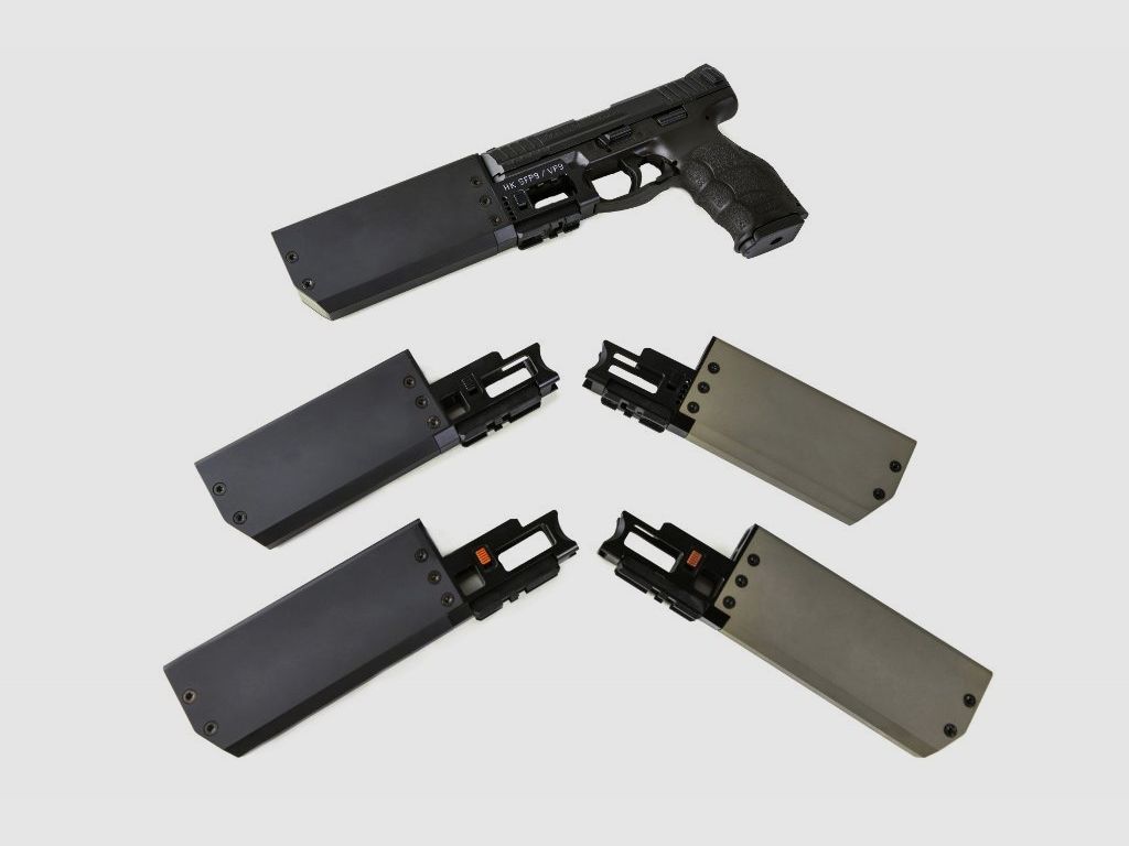 Silenzioso Fischer 9 mm HK SFP9 / VP9 non filettato, immagine 4 di 4