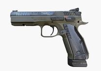 CZ Shadow 2 Camo Optic Ready OR 9mm Pistolet de sport incluant un guidon arrière réglable série spéciale - PVP : 2148 € - PISTOLET À ACTION UNIQUE OPTIC READY